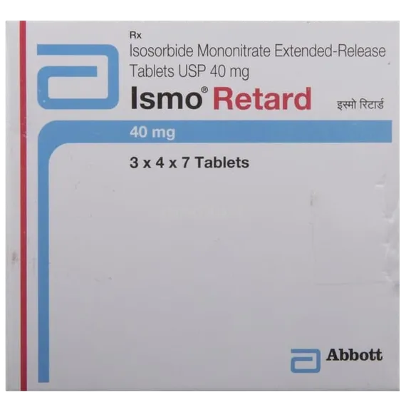 ismo retard 40mg tablet 7's